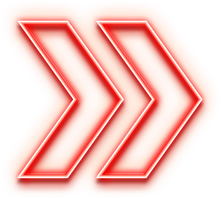Red Neon Double Arrow